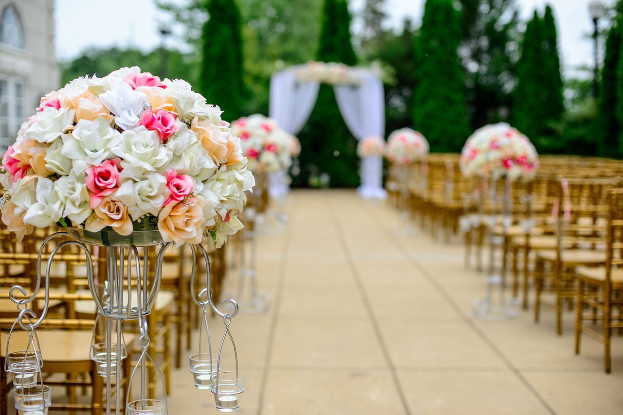 walking down the aisle